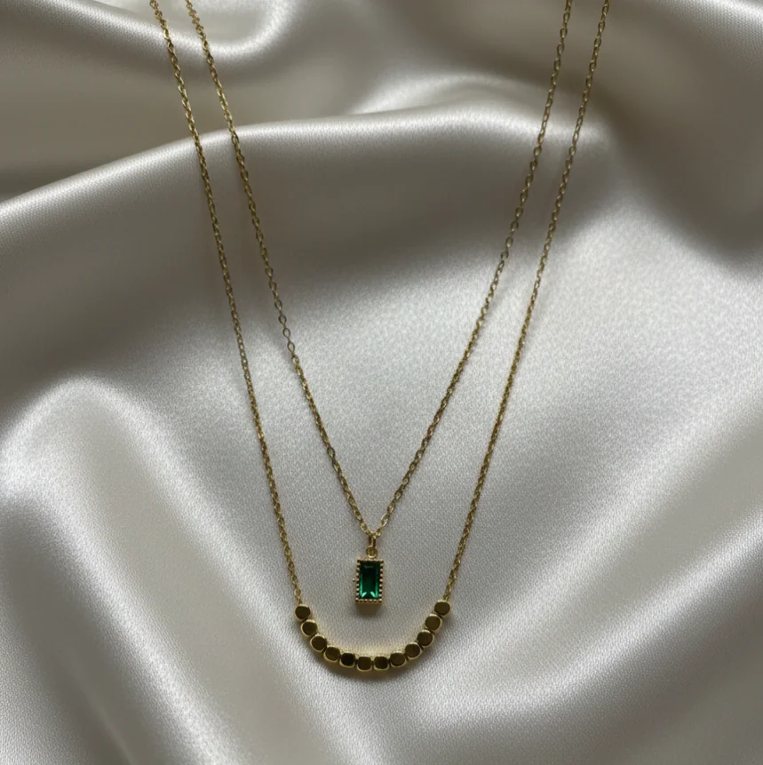 2 Layer anti tarnish Neklace