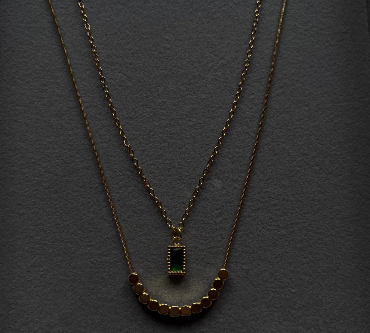 2 Layer anti tarnish Neklace 2