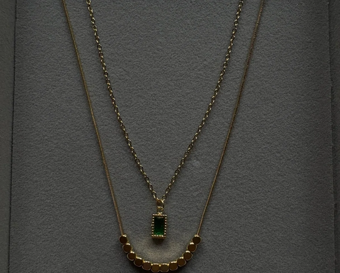 2 Layer anti tarnish Neklace 3
