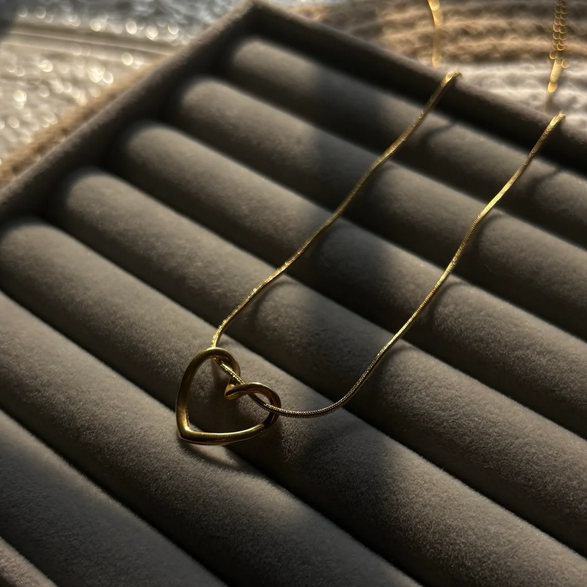 Heart pendant Chain 3