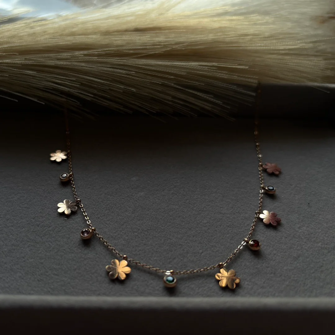 Anti tarnish charm Neklace 3