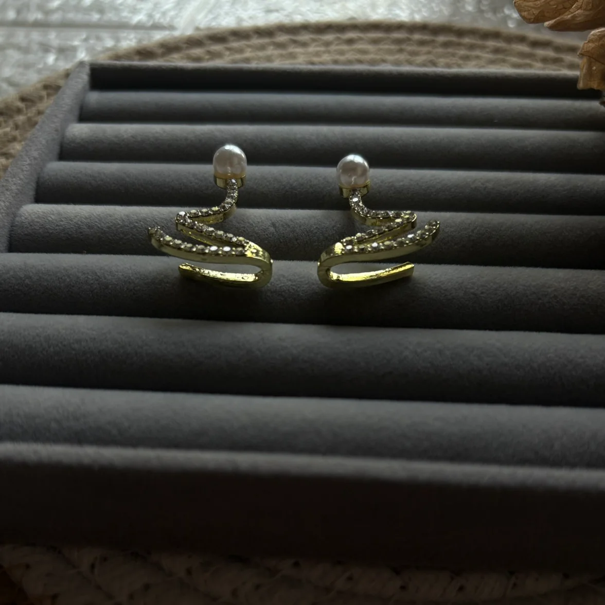 Korean spiral Earring 2