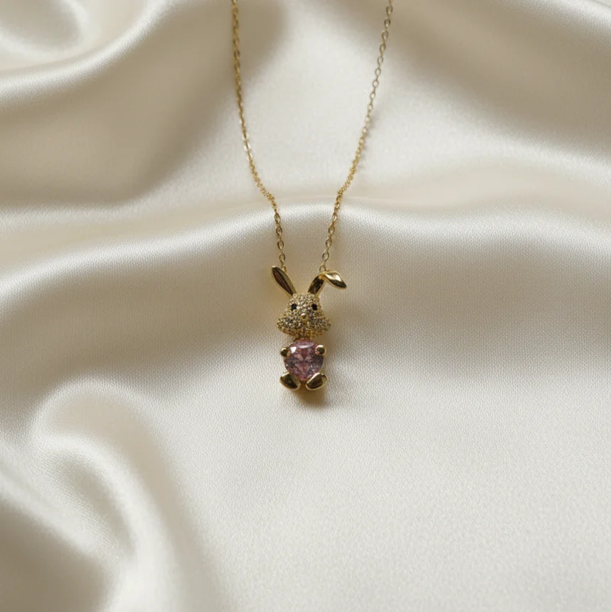 Rabbit pendant Anti tarnish Neklace