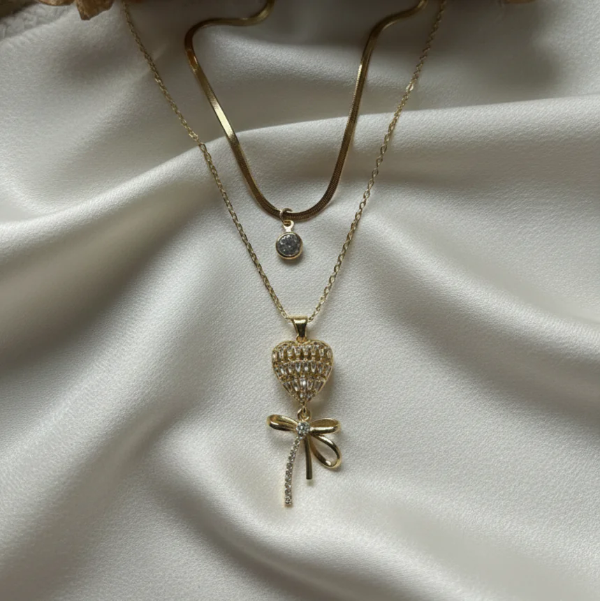 Double Layer Anti tarnish Neklace