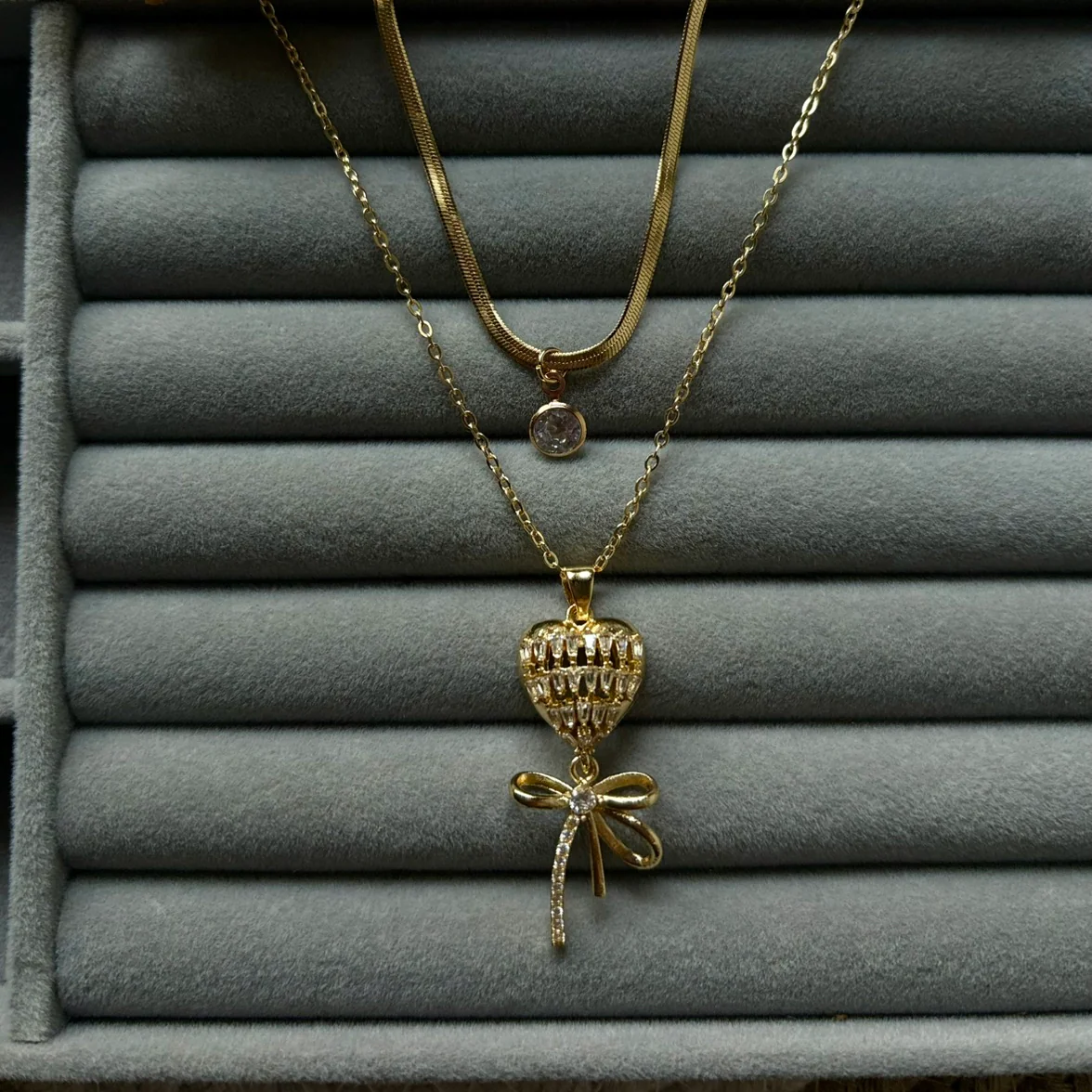 Double Layer Anti tarnish Neklace 3