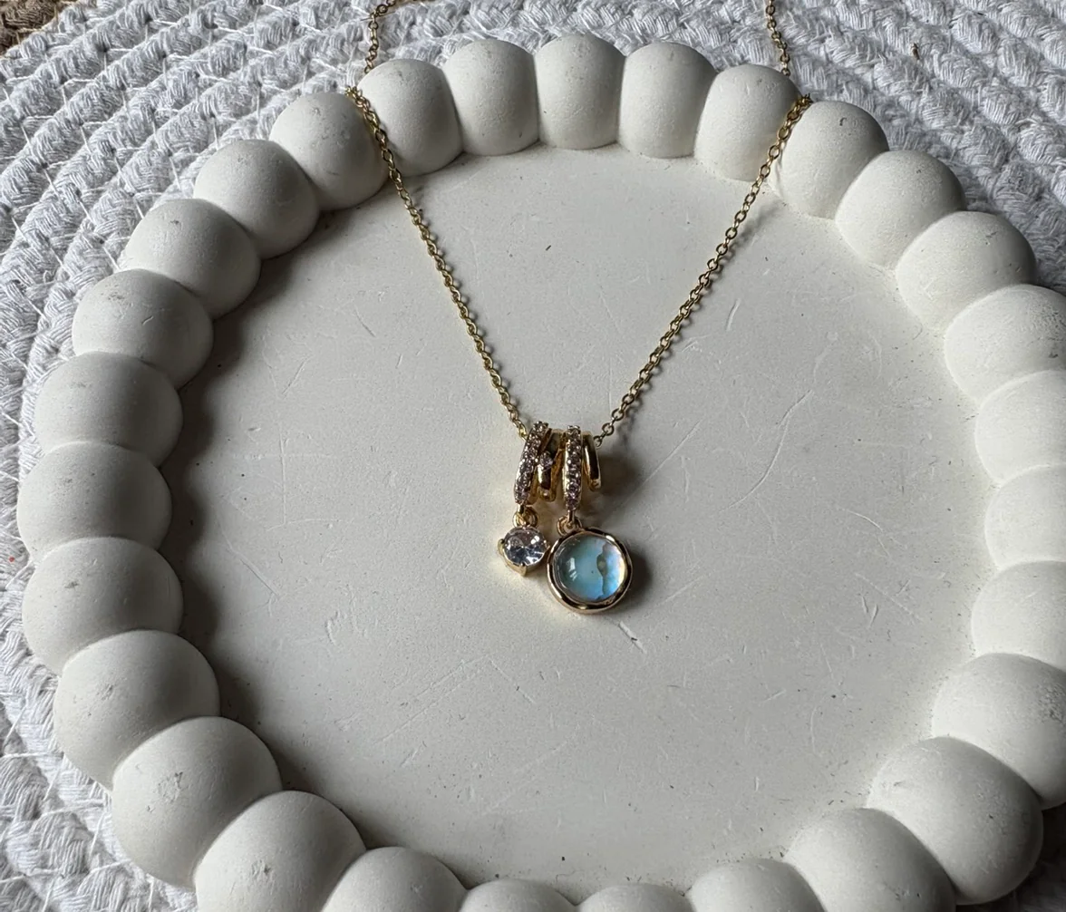 Anti tarnish cat eye Neklace