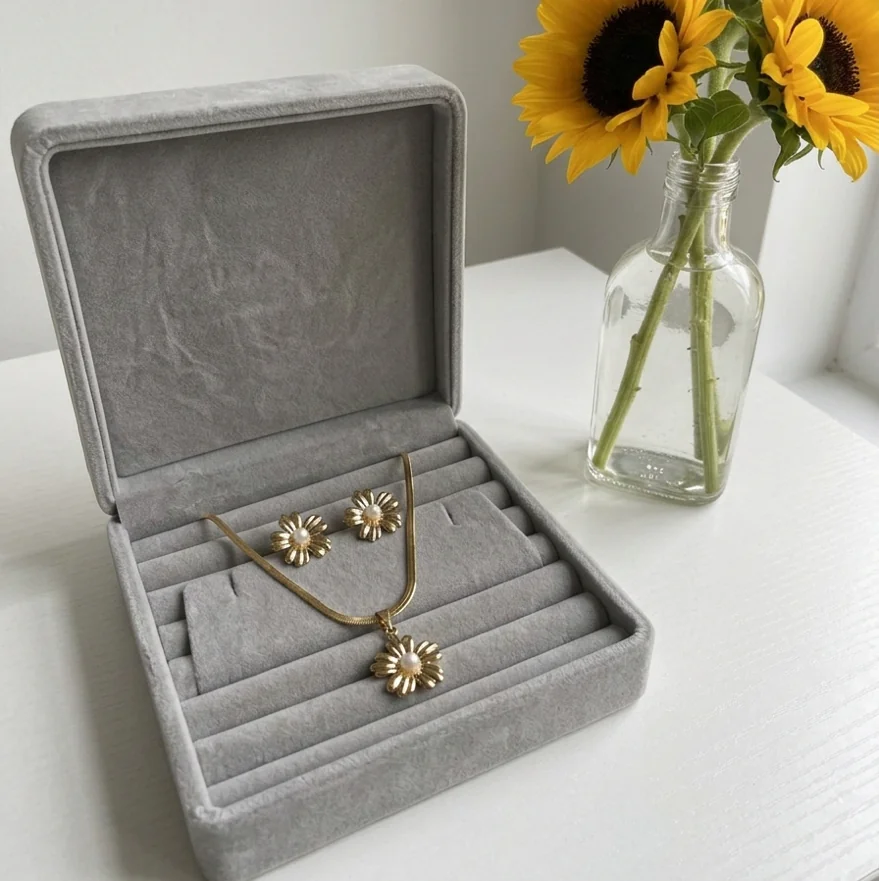 Anti tarnish Neklace & Earring 2