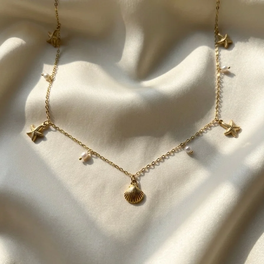 Anti tarnish charm Neklace 2