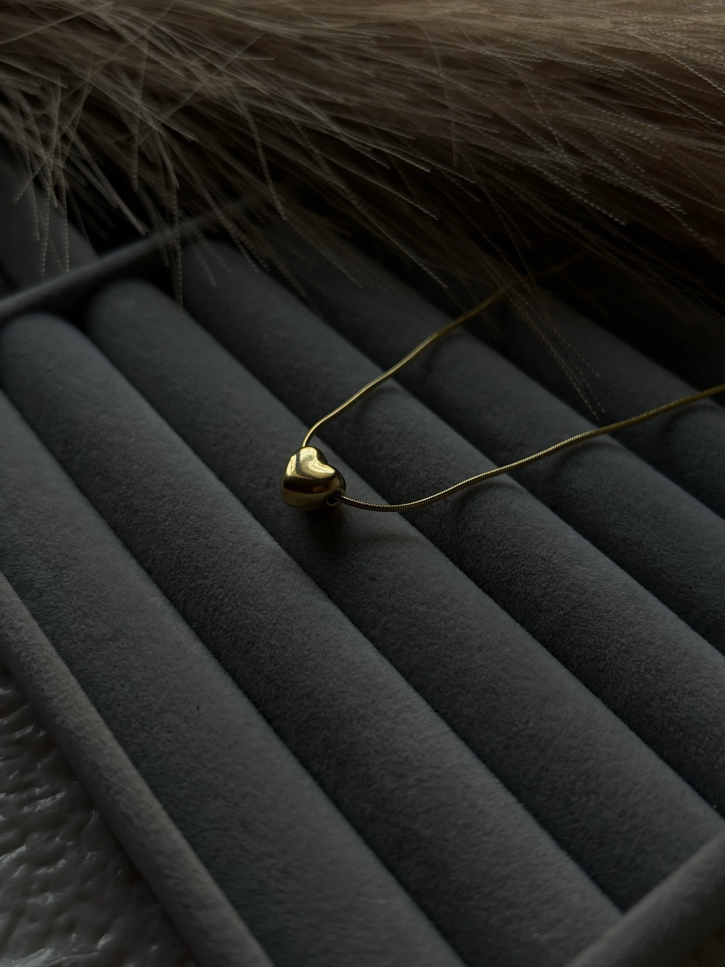 Anti tarnish Heart pendant Chain 4