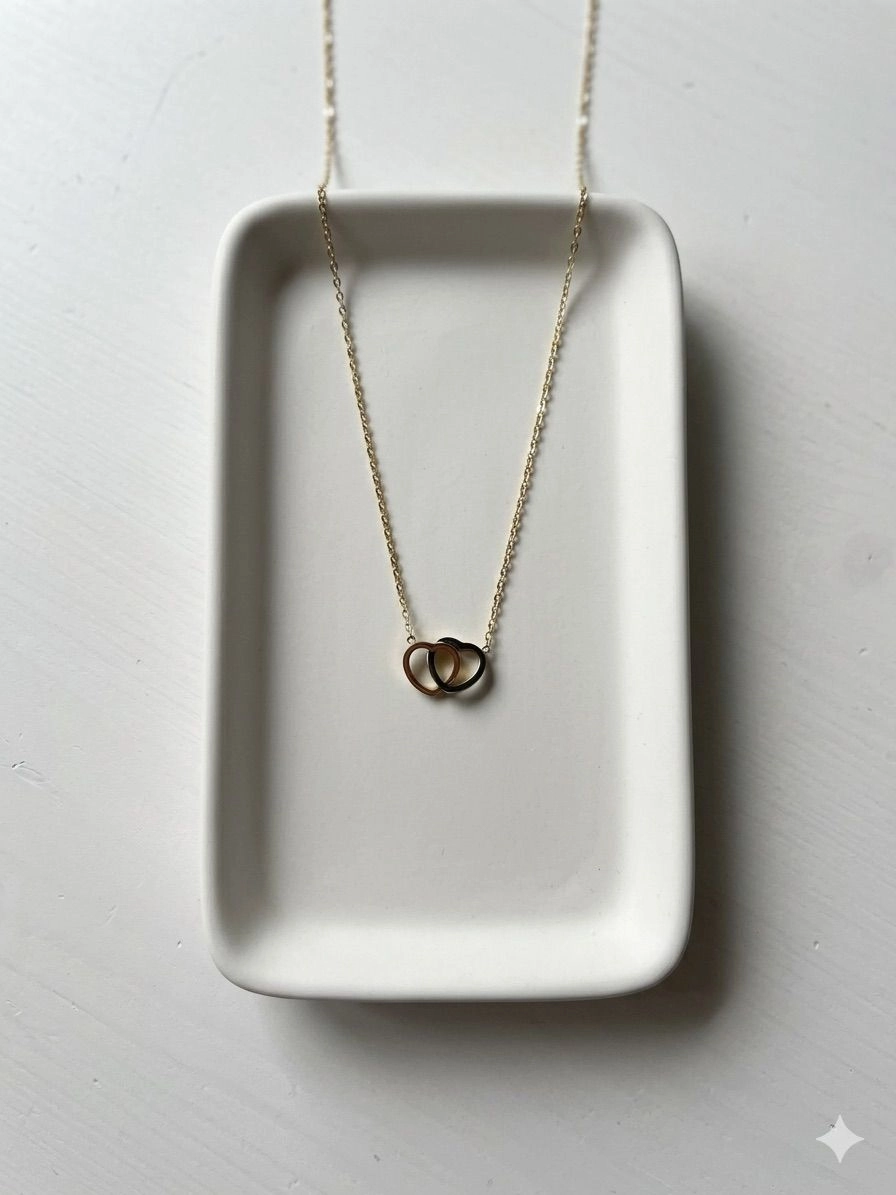 Golden Heart Pendant chain 2