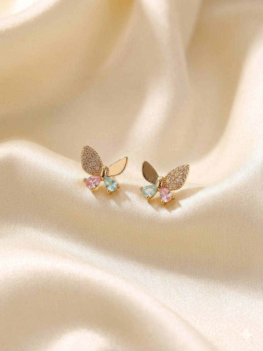CZ stone Anti tarnish Earring 1