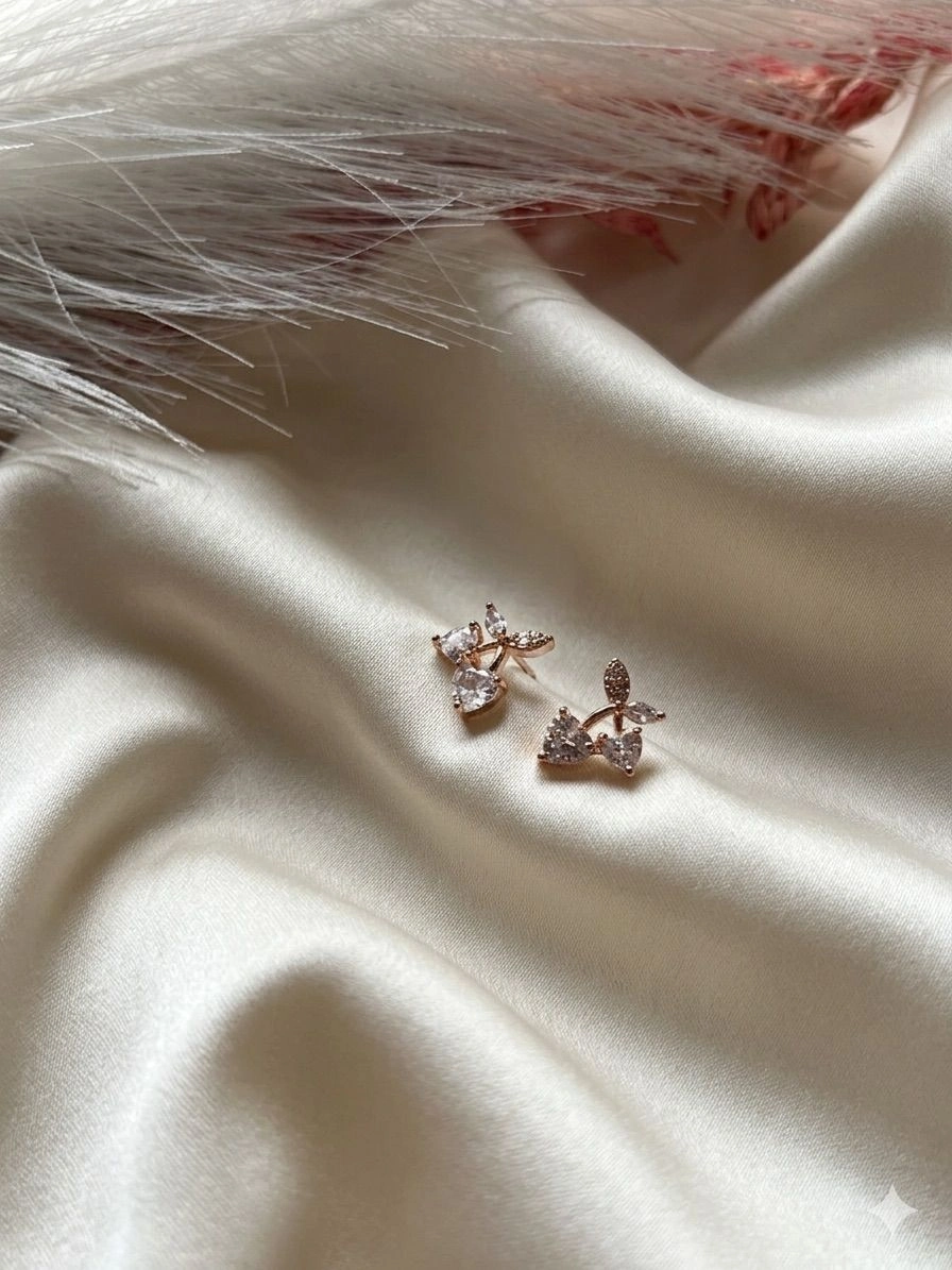 CZ Stone Anti tarnish Stud 1