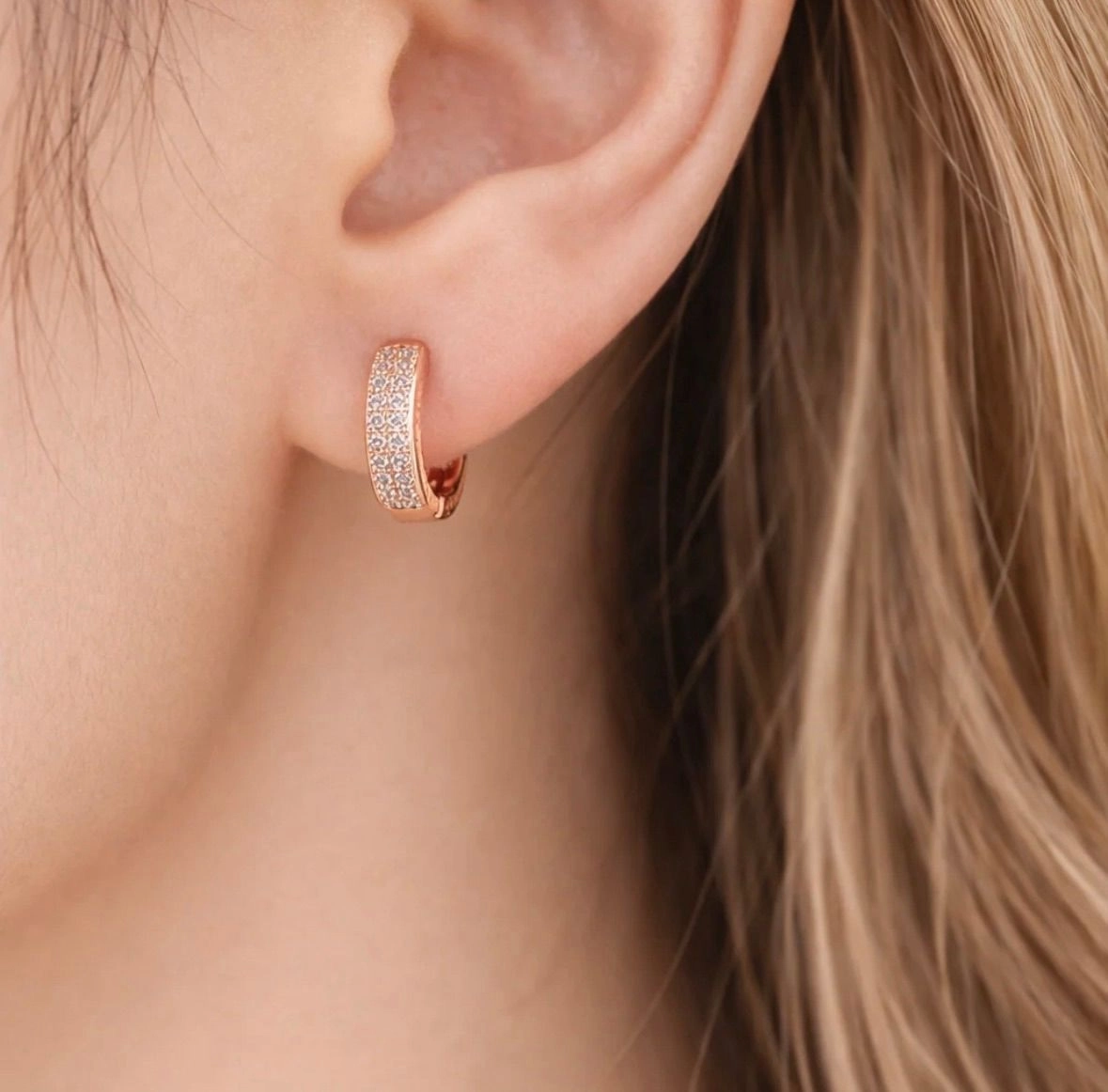 Cz stone anti tarnish earring 3