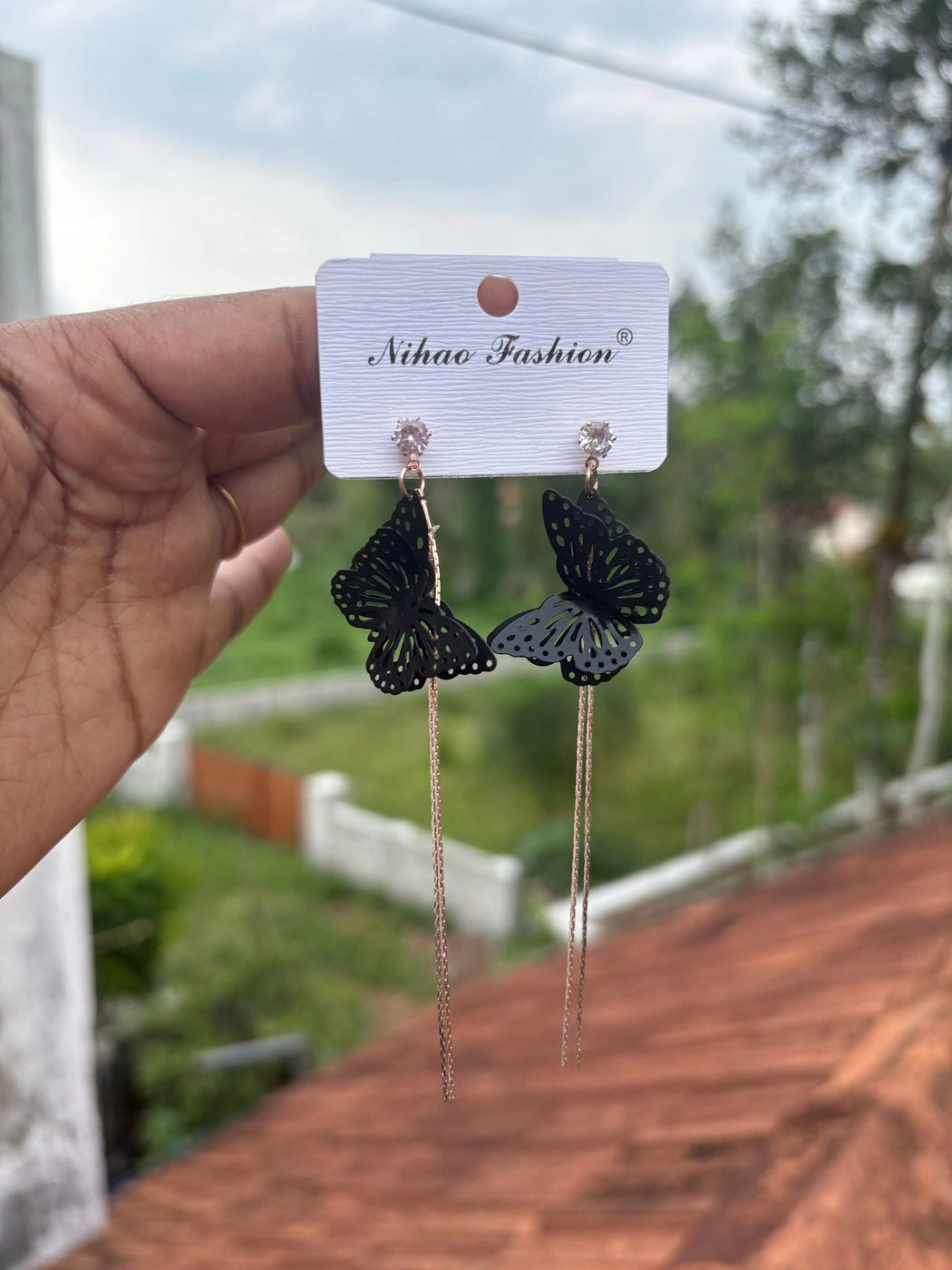 Butterfly Party wear earring