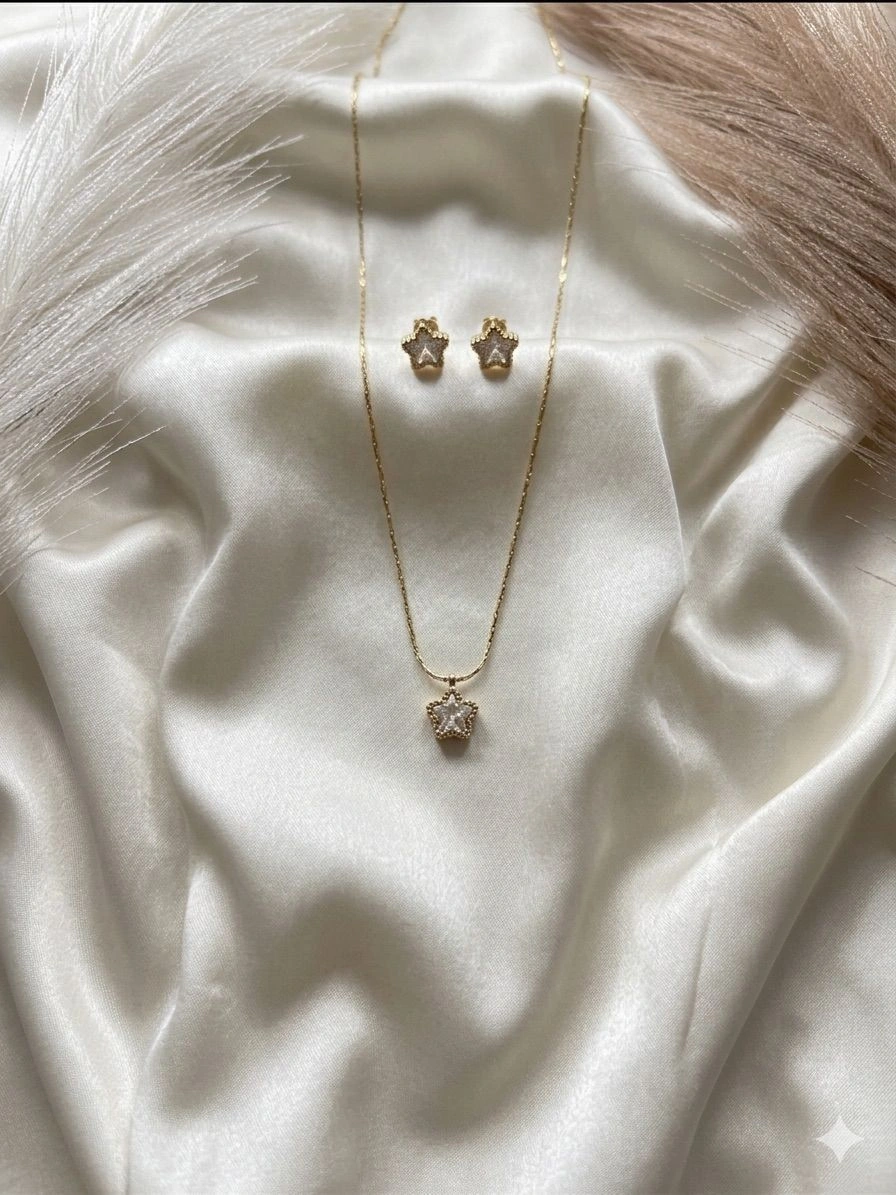 Anti tarnish chain & Stud 2