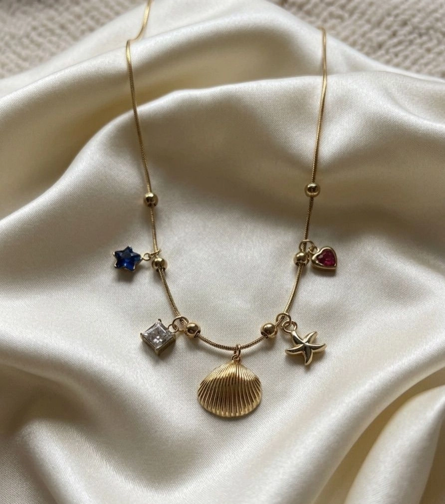 Anti tarnish Charm Necklace 1