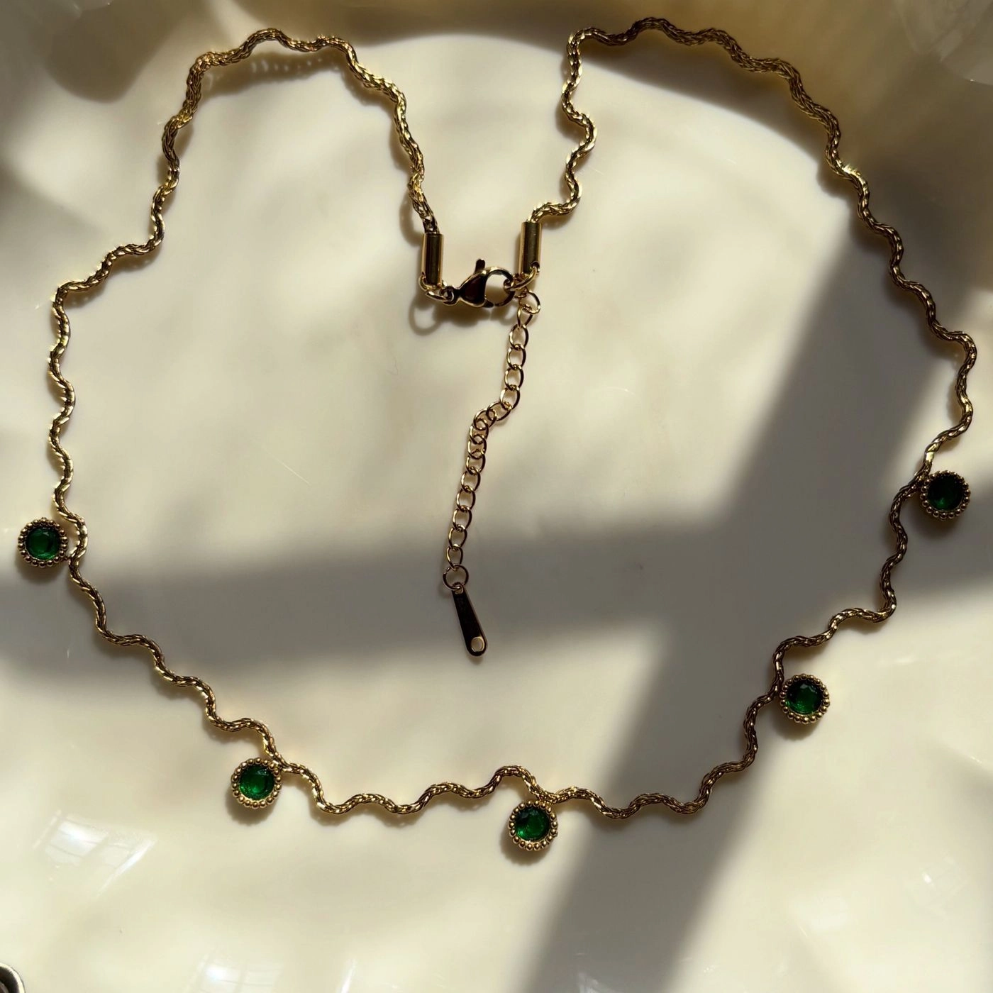 Anti tarnish wavy chain 1