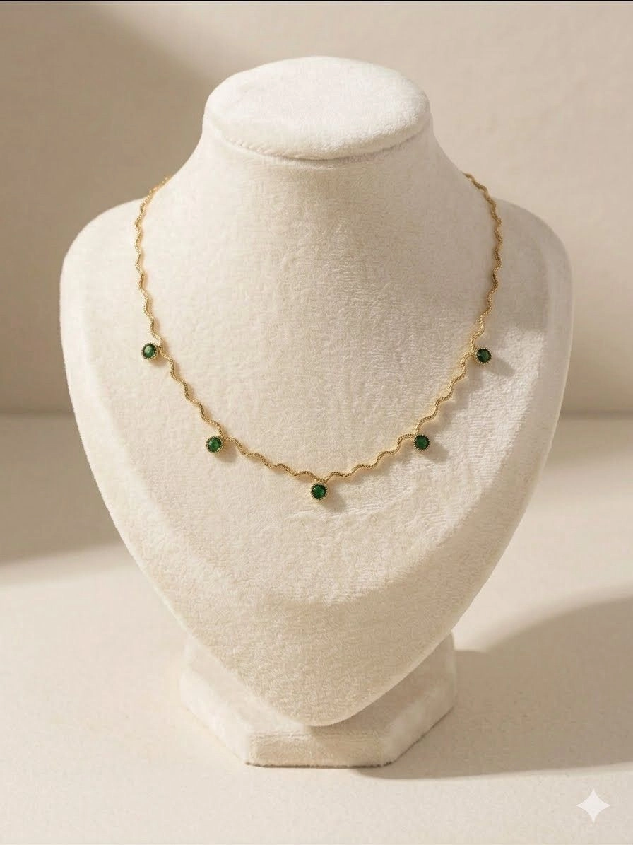 Anti tarnish wavy chain 3