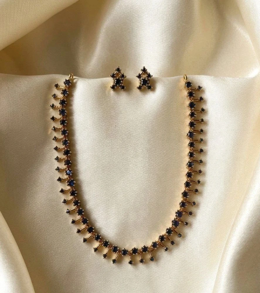 Blue stone Necklace 1