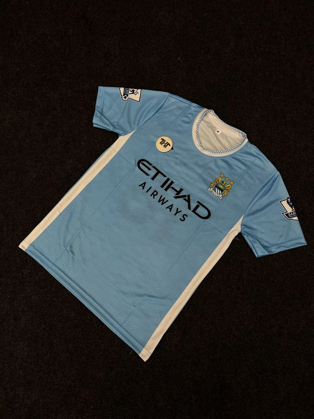 MANCHESTER CITY AGUERO RETRO JERSEY 1