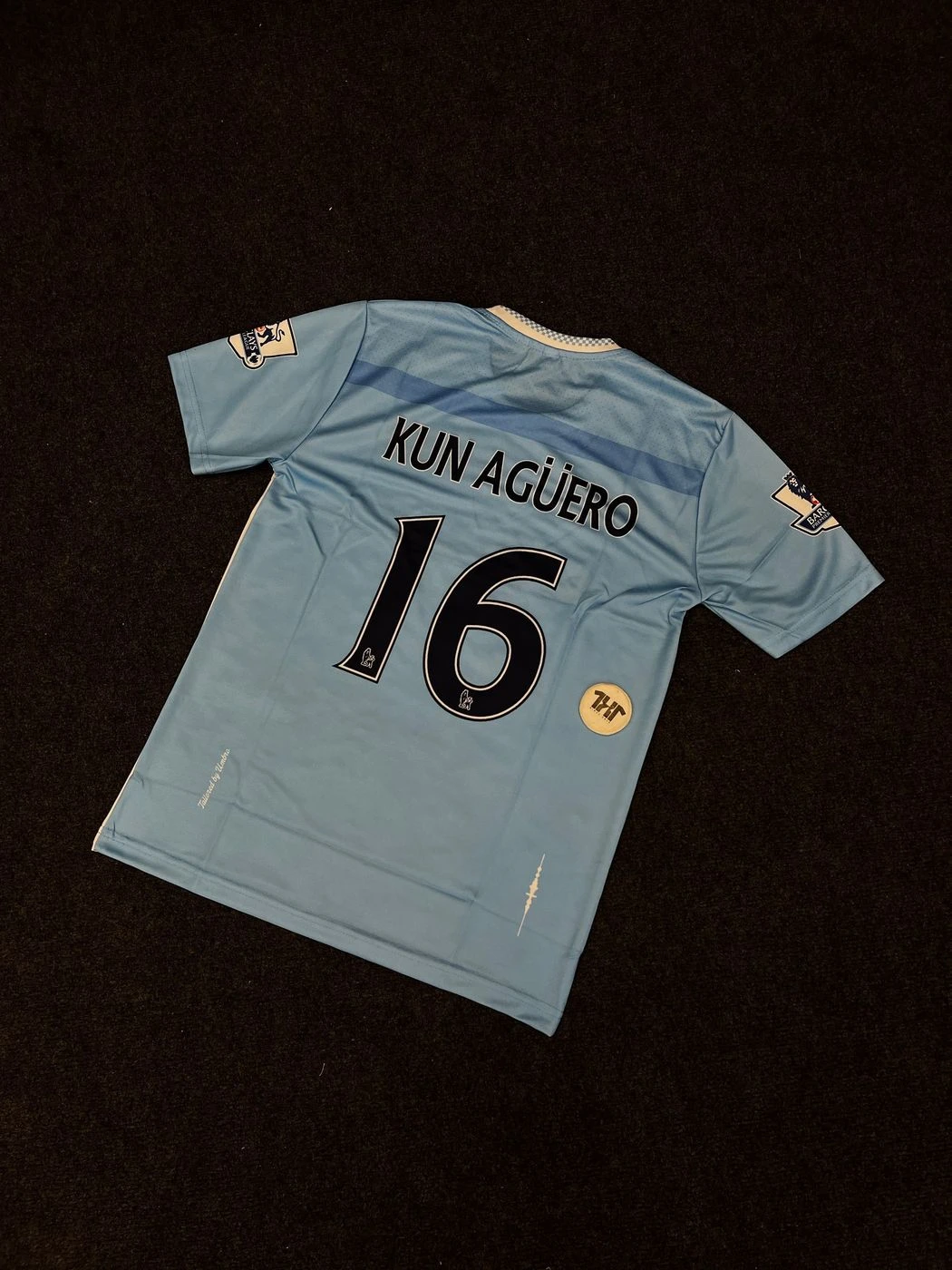 MANCHESTER CITY AGUERO RETRO JERSEY 2
