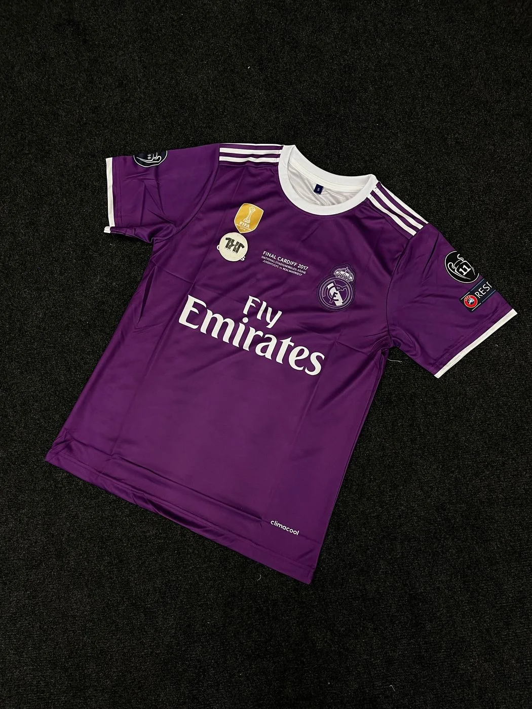 REAL MADRID RONALDO RETRO EMBROIDERY JERSEY 1