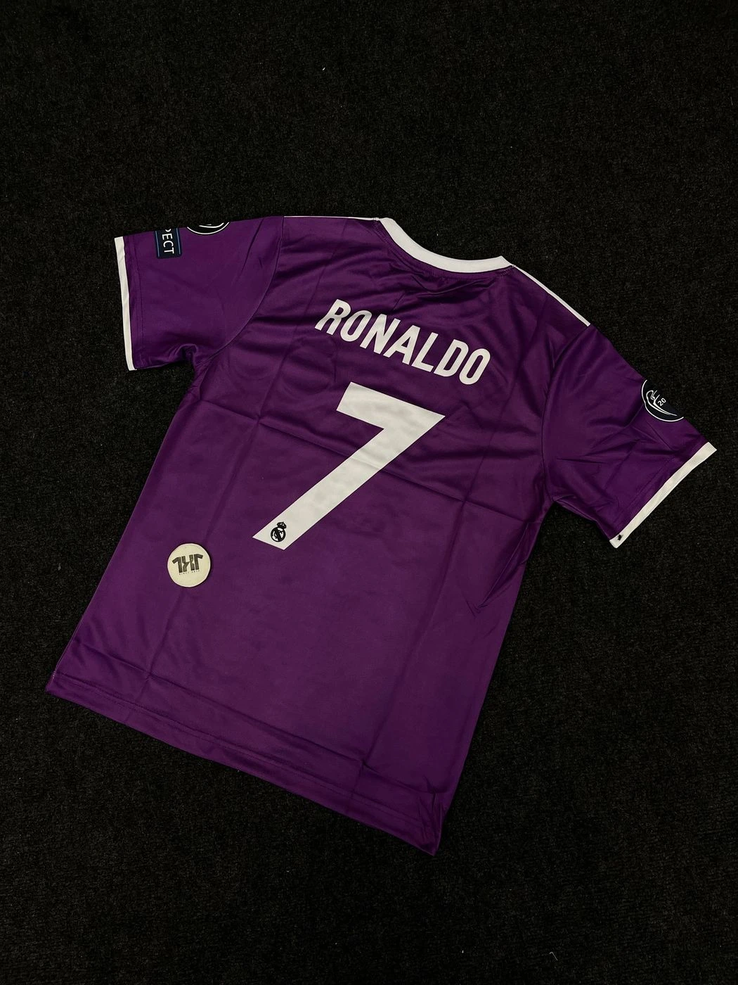 REAL MADRID RONALDO RETRO EMBROIDERY JERSEY 2