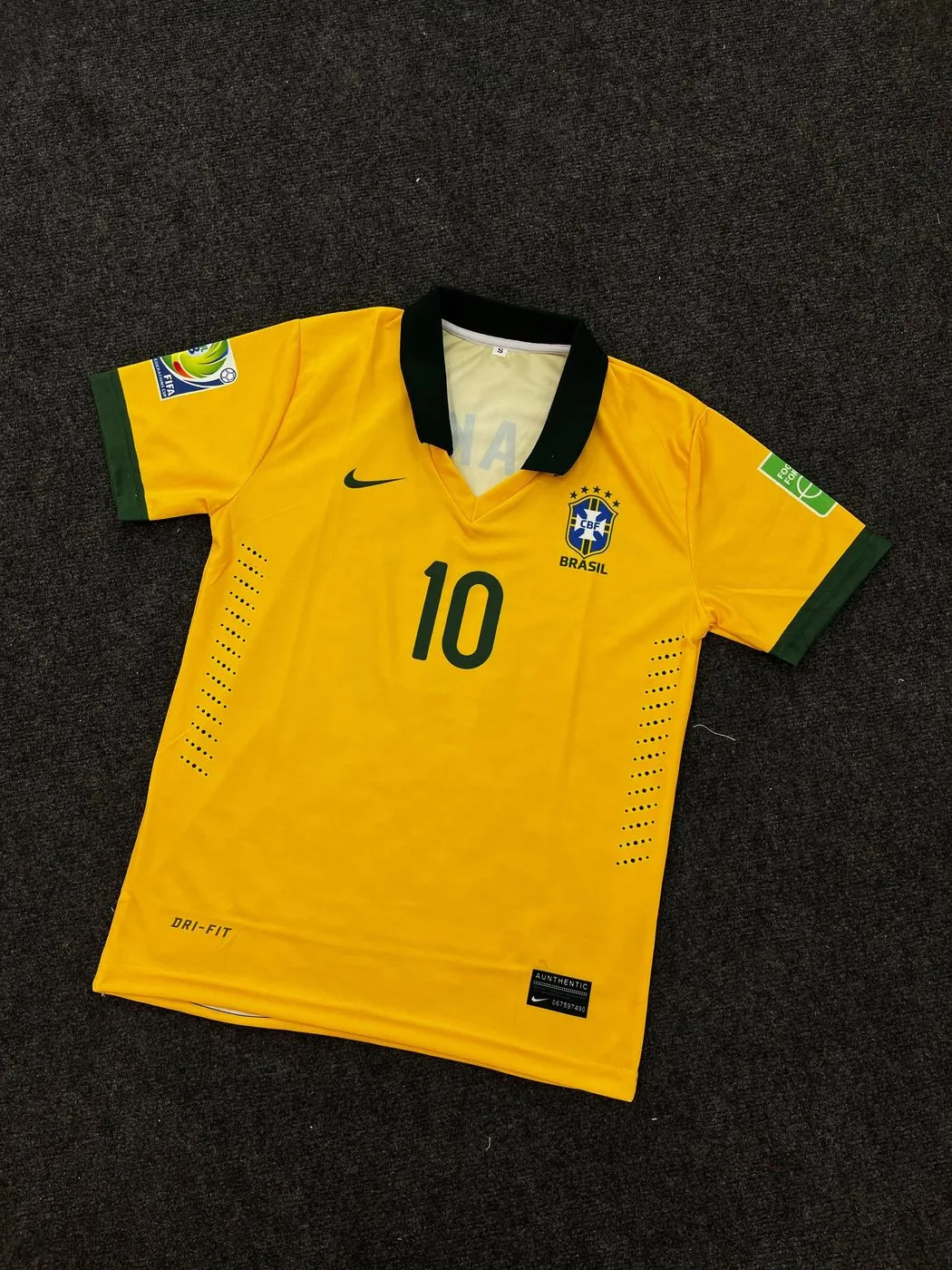 BRAZIL KAKA RETRO JERSEY 1