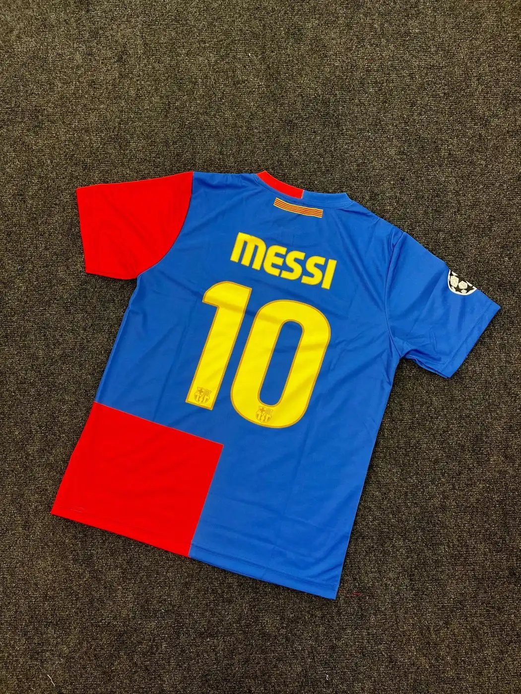 BARCELONA MESSI RETRO EMBROIDERY JERSEY 2