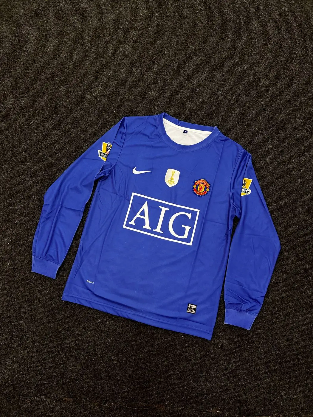 MANCHESTER UNITED RONALDO RETRO EMBROIDERY FULL SLEEVE 1