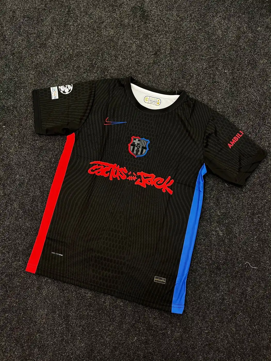 BARCELONA RETRO EMBROIDERY JERSEY 1