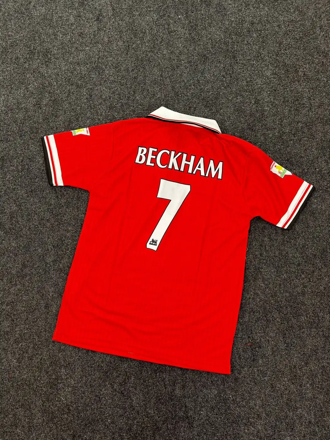 MANCHESTER UNITED BECKHAM EMBROIDERY RETRO JERSEY 2