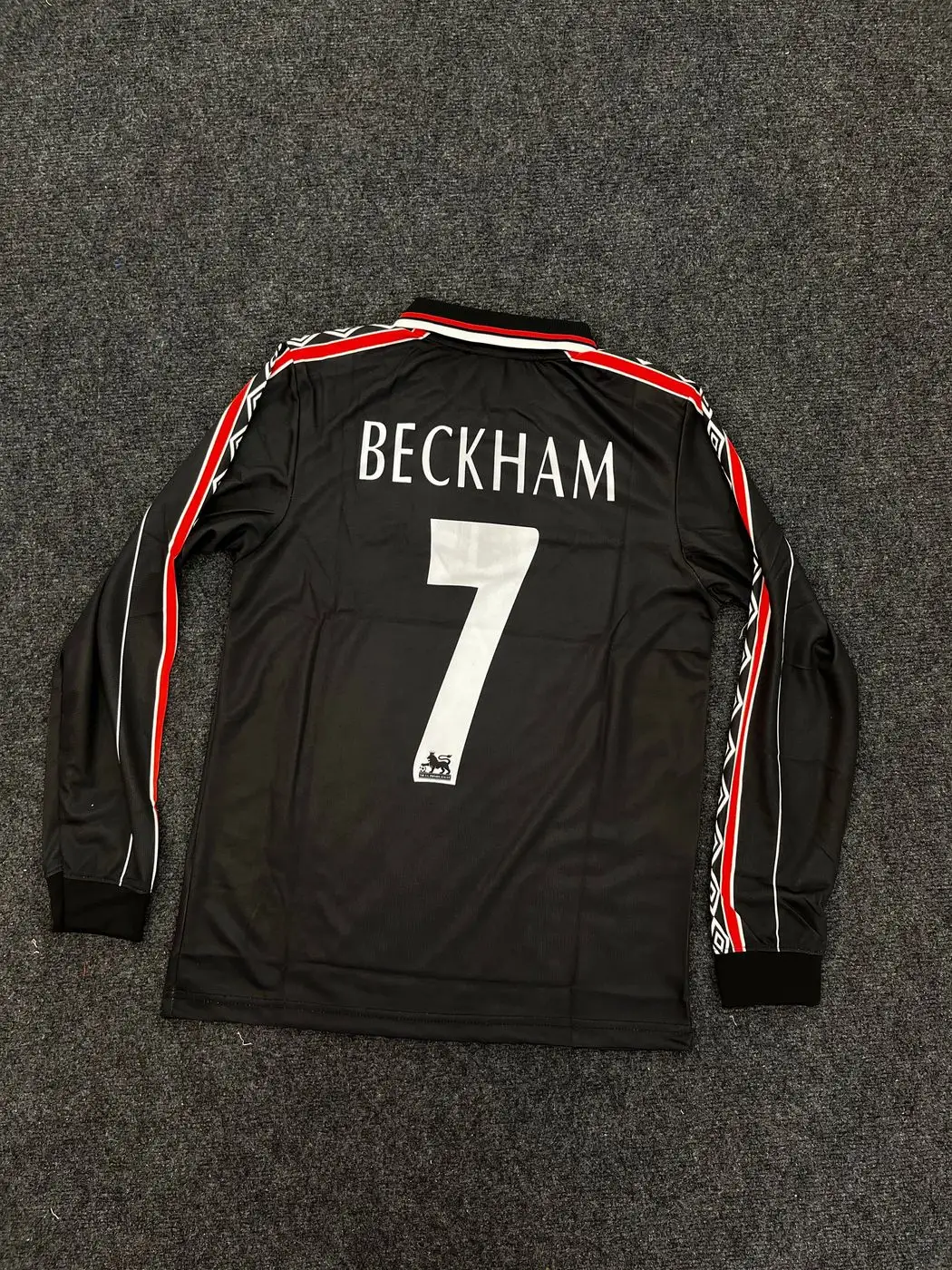 MANCHESTER UNITED BECKHAM RETRO EMBROIDERY FUL SLEEVE JERSEY 2
