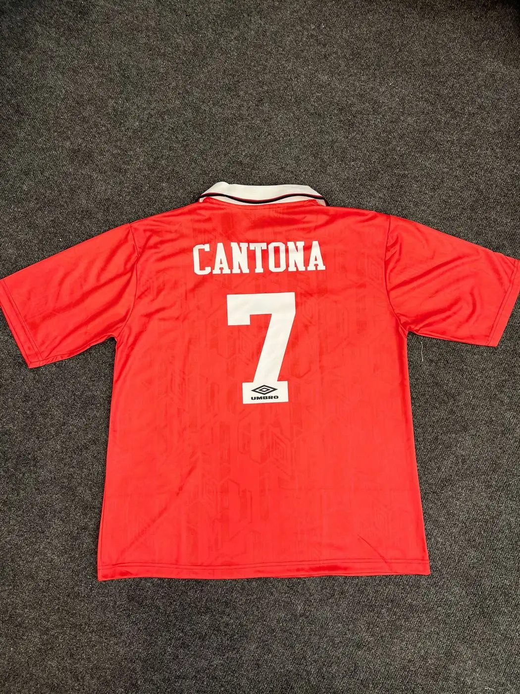 MANCHESTER UNITED CANTONA RETRO EMBROIDERY FIVE SLEEVE JERSEY 2