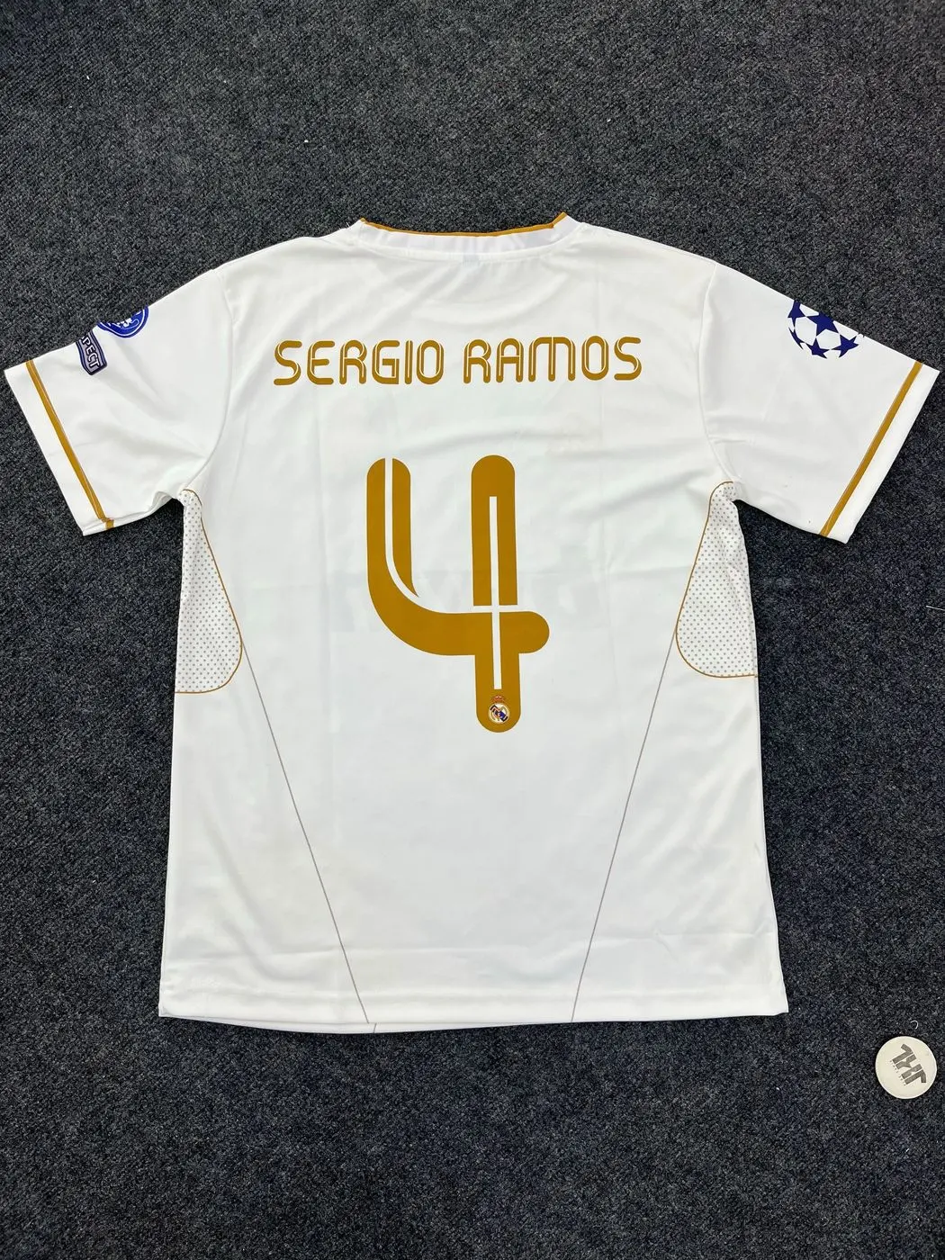 REAL MADRID SERGIO RAMOS RETRO EMBROIDERY JERSEY 2