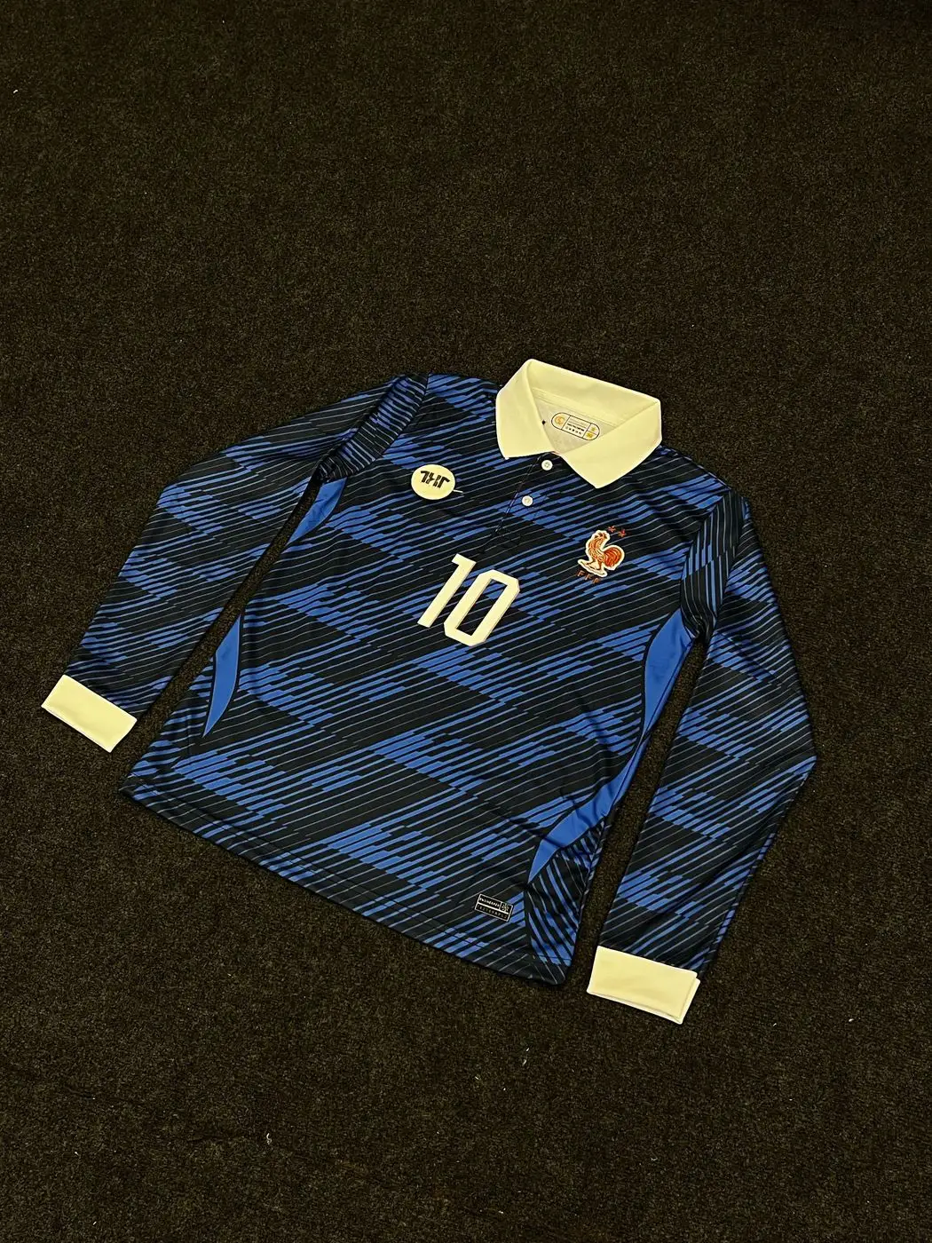 FRANCE WORLDCUP HOME MBAPPE EMBROIDERY FULL SLEEVE JERSEY 1