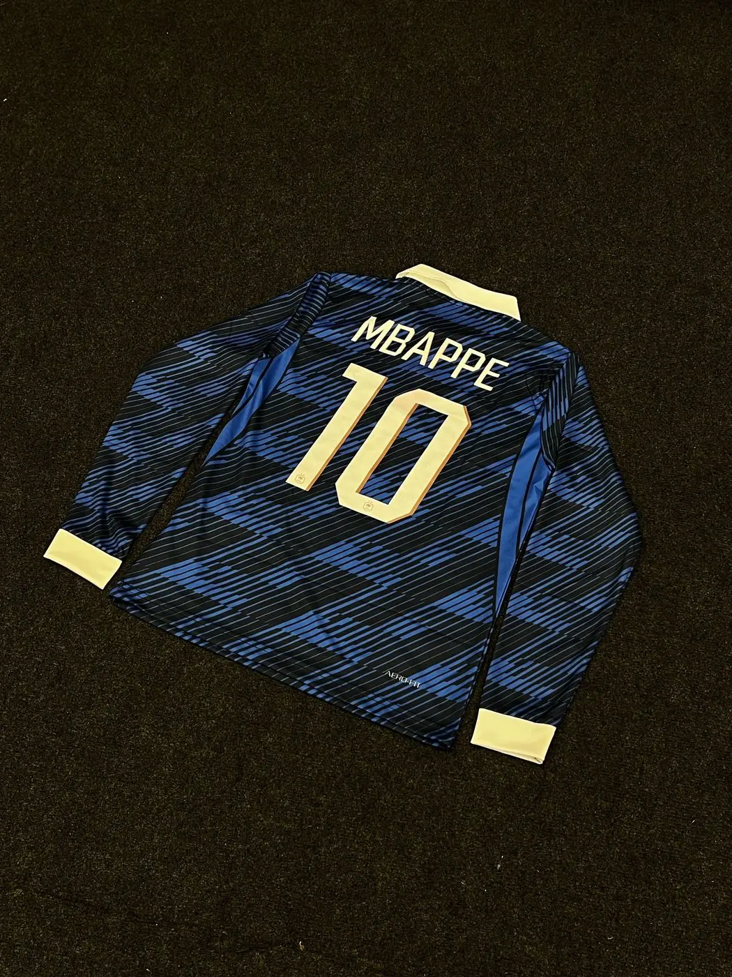 FRANCE WORLDCUP HOME MBAPPE EMBROIDERY FULL SLEEVE JERSEY 2