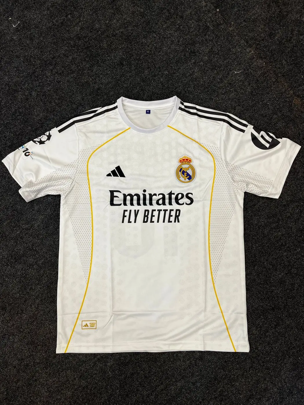 REAL MADRID HOME JERSEY MBAPPE EMBROIDERY 1