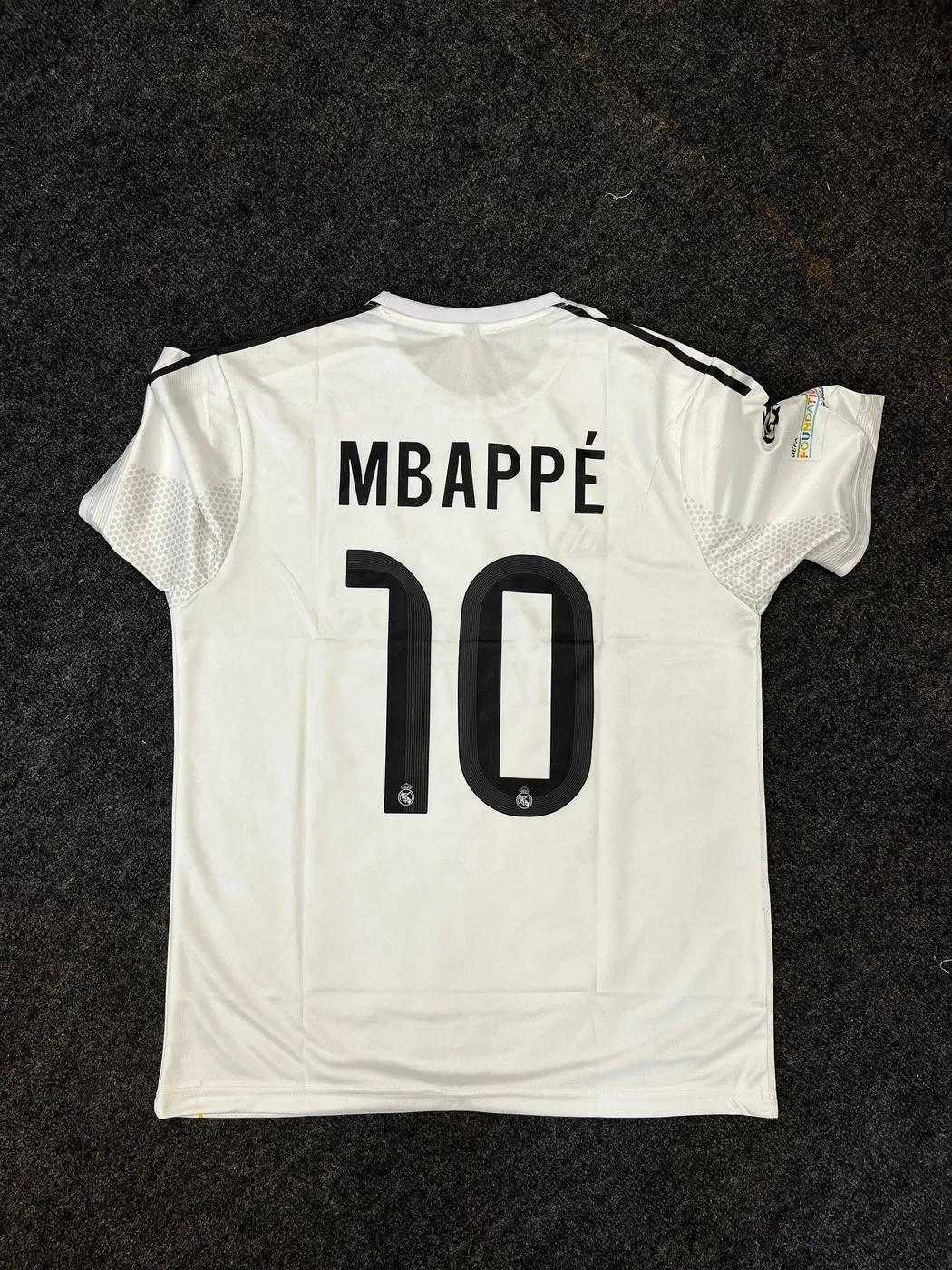 REAL MADRID HOME JERSEY MBAPPE EMBROIDERY 2
