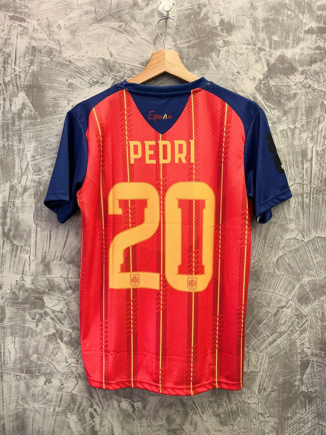 SPAIN WORLD CUP HOME JERSEY PEDRI 2