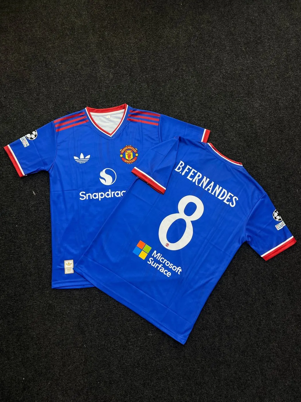 MANCHESTER UNITED 2026-27 AWAY JERSEY V NECK BRUNO FERNANDES 1