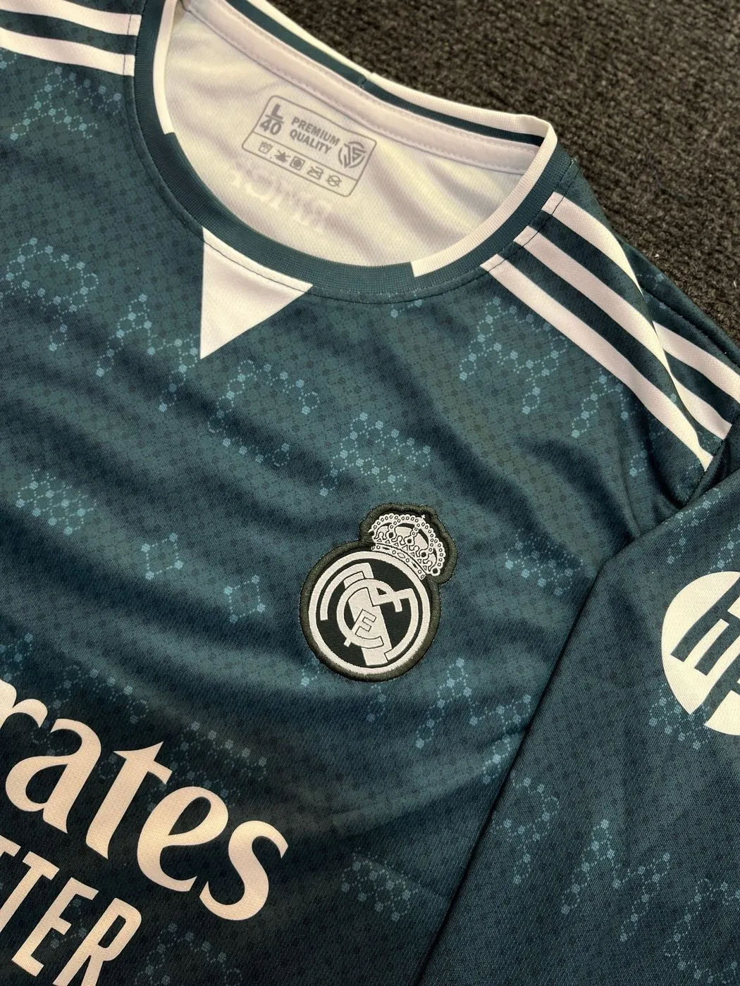 REAL MADRID 2026-27 AWAY JERSEY EMBROIDERY BELLINGHAM FULLSLEEVE 2