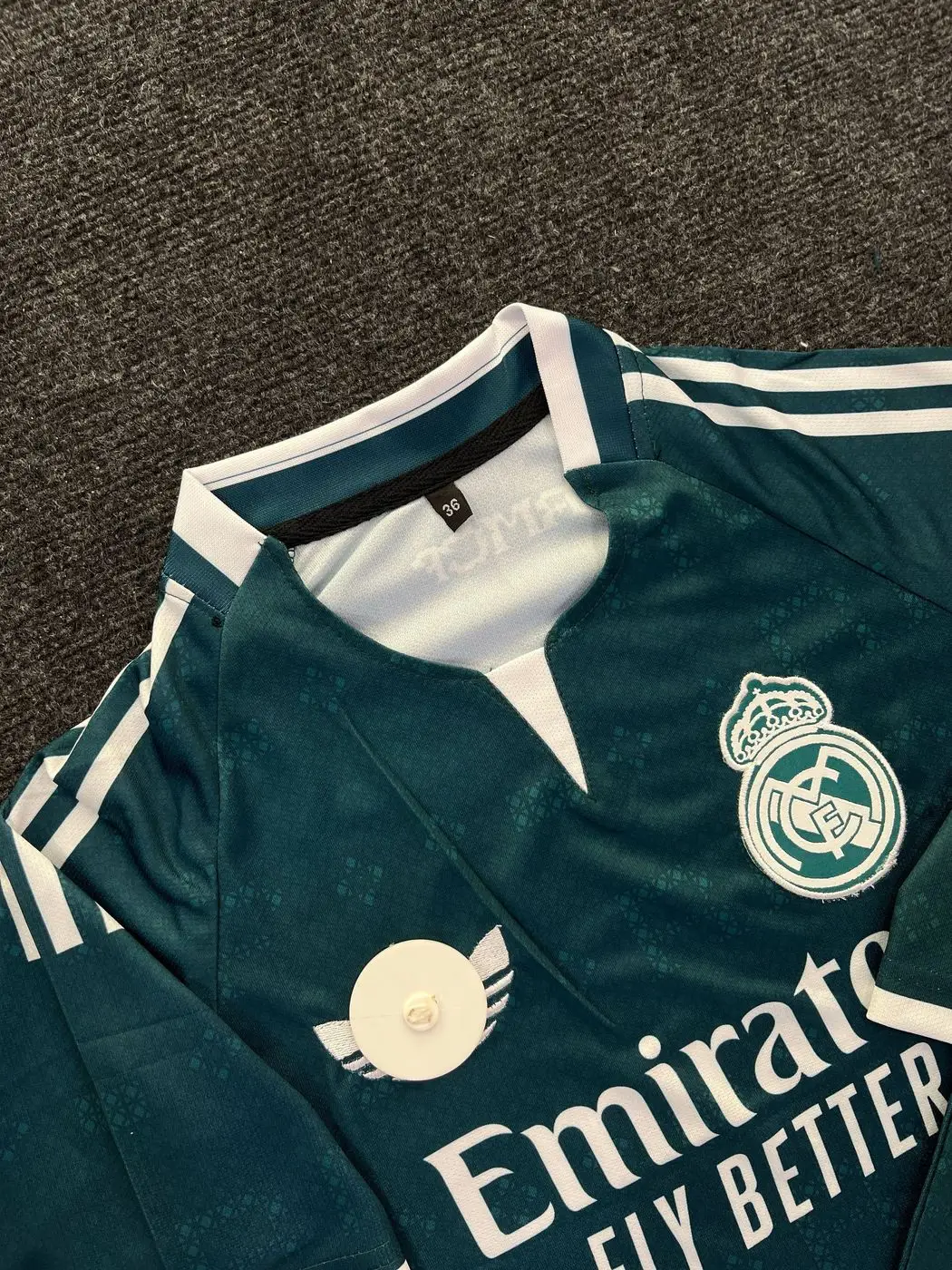 REAL MADRID 2026-27 AWAY EMBROIDERY SPECIAL COLLAR JERSEY MBAPPE 3
