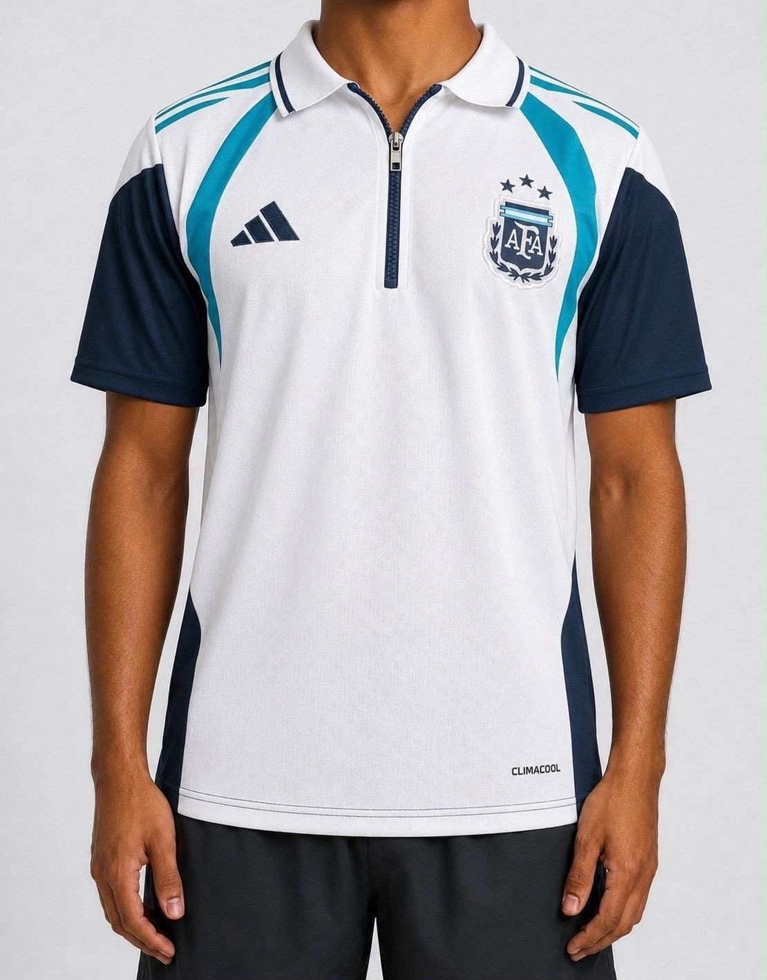 ARGENTINA ZIP EMBROIDERY JERSEY MESSI 1