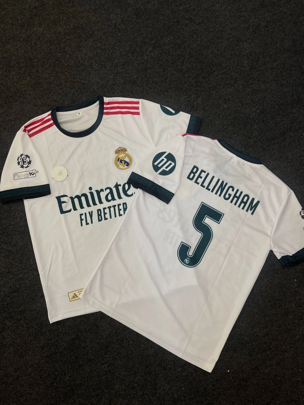 REAL MADRID 2026-27 HOME EMBROIDERY JERSEY BELLINGHAM 1