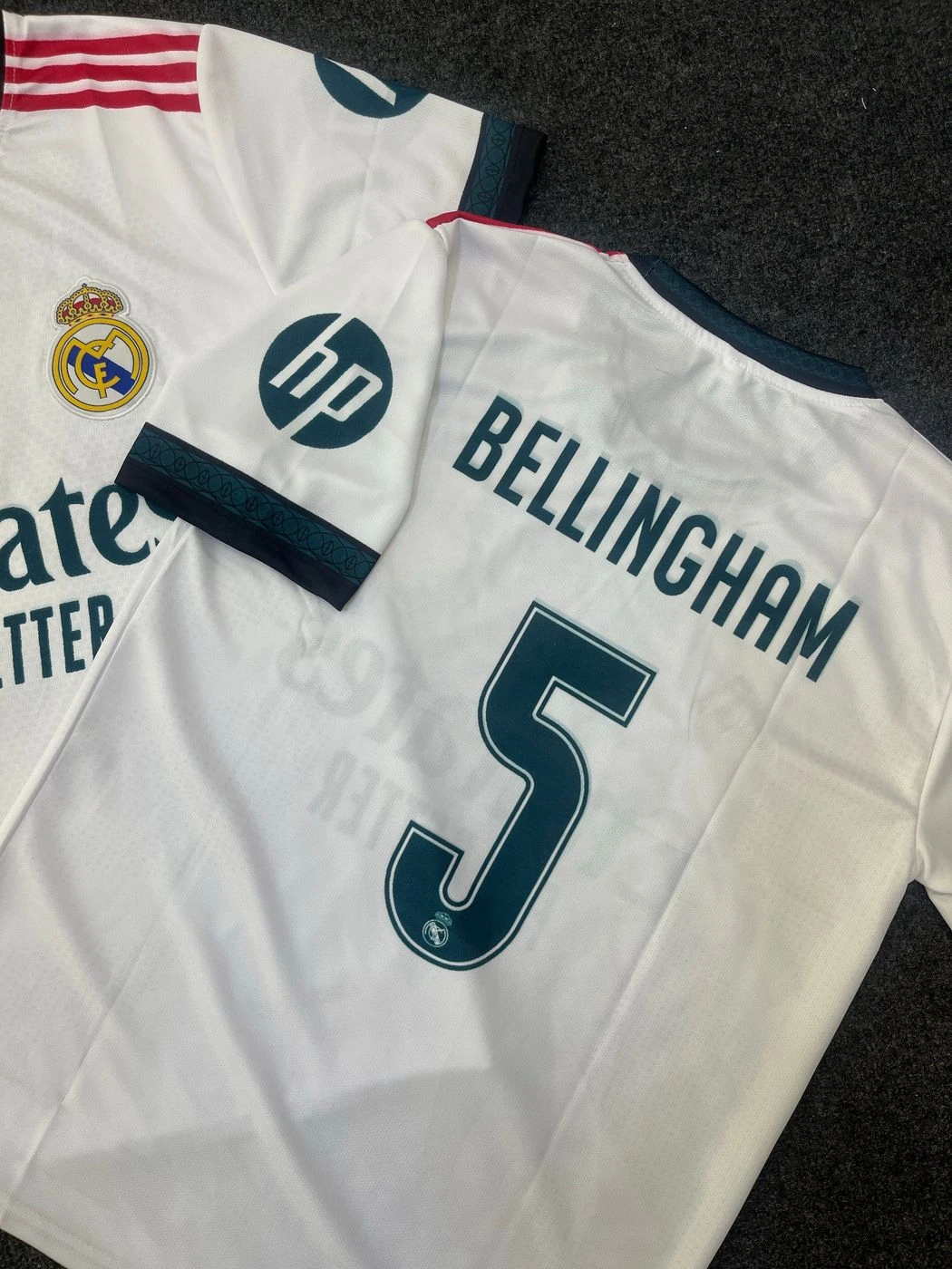 REAL MADRID 2026-27 HOME EMBROIDERY JERSEY BELLINGHAM 3