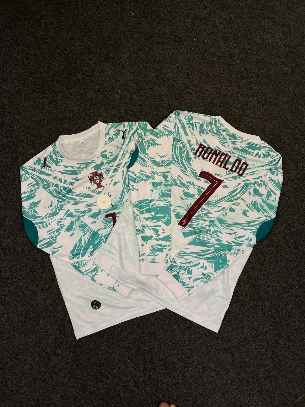 PORTUGAL WORLDCUP AWAY JERSEY FULLSLEEVE RONALDO