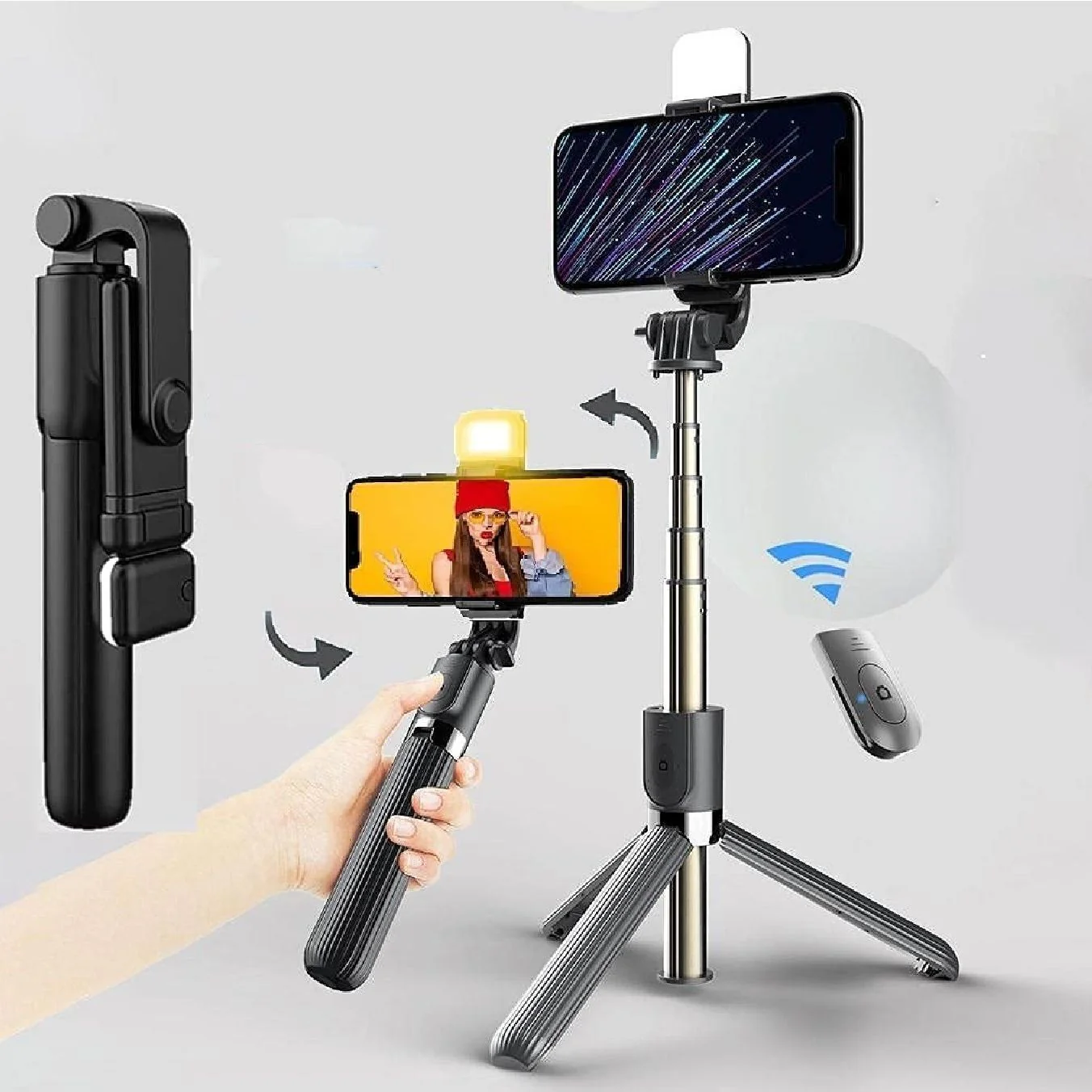 3 in 1 selfie stick