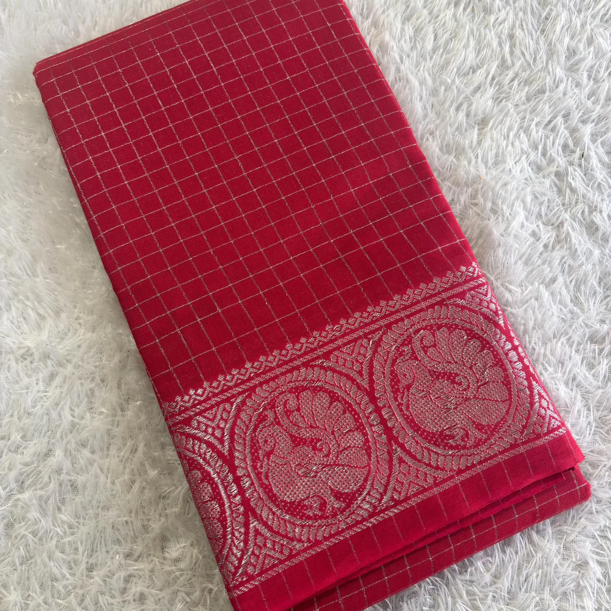 Sungudi Silver Jeri Sarees 3