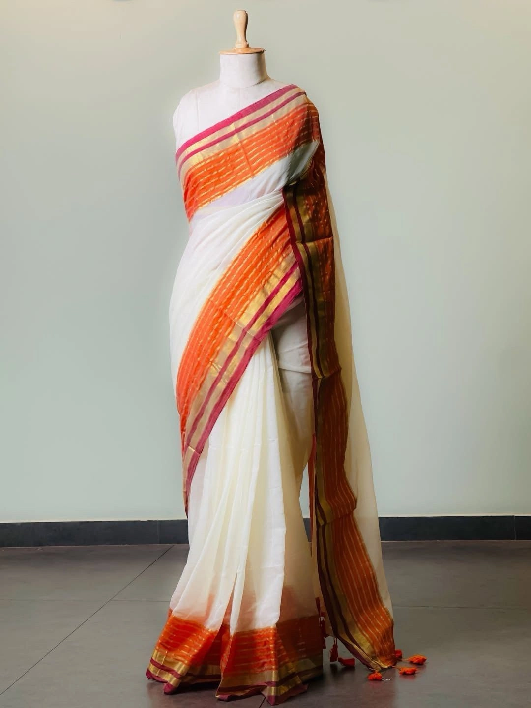 Mul Cotton Saree. 2